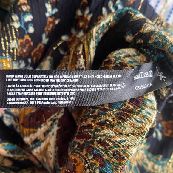 Free People Mojave Mermaid  Metallic Maxi Slip Dress Size Médium  Latigo Bay NWT - Picture 15 of 17